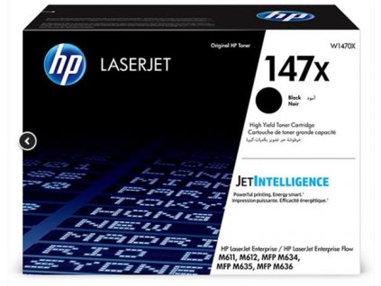 HP originál toner W1470X, black, HP 147X