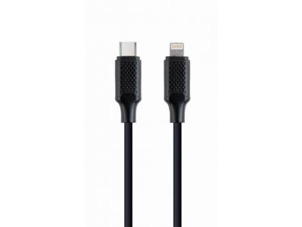 Gembird kábel nabíjací USB-C (M) na 8pin Lightning (M), 1,5 m, plast, čierny CC-USB2-CM8PM-1.5M