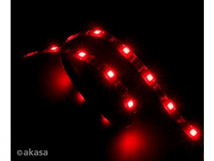 AKASA - LED páska - červená Vegas 50 cm AK-LD02-05RD Akasa