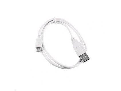 Kabel C-TECH USB 2.0 AM/Micro, 1m, bílý CB-USB2M-10W C-Tech