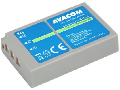 Avacom náhradní baterie Olympus BLS-5, BLS-50 Li-ion 7.2V 1050mAh 7.6Wh DIOL-BLS5-B1050