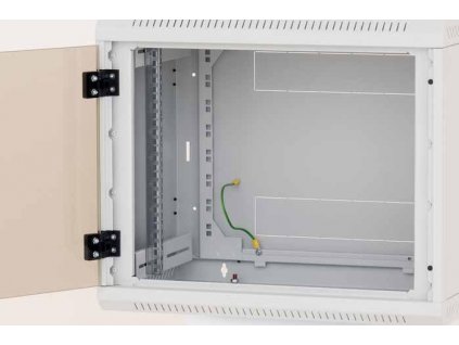 Nástěnný rack jednodílný 12U (š)600x(h)495 perf.dveře RBA-12-LS5-CAX-A1 Triton