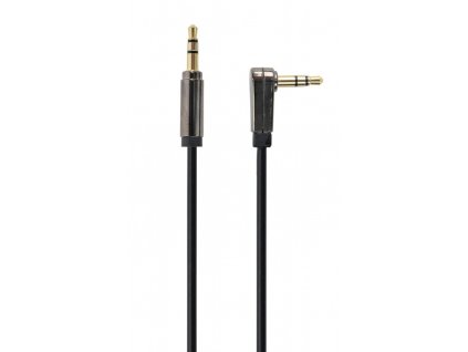 GEMBIRD 3.5 mm stereo jack, 1,8 m, M/M, 90° lomený konektor CCAP-444L-6 Gembird