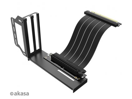 AKASA RISER BLACK PRO, vertikálny držiak GPU + prémiový PCIe 3.0 Stúpací kábel AK-CBPE02-20B Akasa