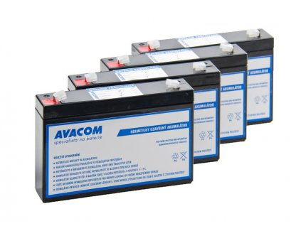 Bateriový kit AVACOM AVA-RBC34-KIT náhrada pro renovaci RBC34 (4ks baterií) Avacom