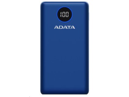 ADATA P20000QCD Power Bank 20000mAh modrá AP20000QCD-DGT-CDB