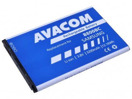 Baterie AVACOM GSSA-N9000-S3200A do mobilu Samsung N9005 Galaxy NOTE 3, Li-Ion 3,7V 3200mAh Avacom