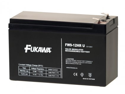 Akumulátor FUKAWA FW 9-12 HRU (12V 9Ah) 10810 Fiamm