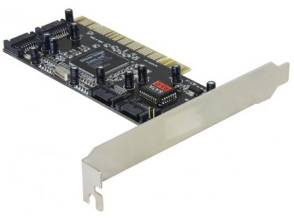 Delock PCI řadič SATA I čtyřkanálový + RAID 70154 DeLock