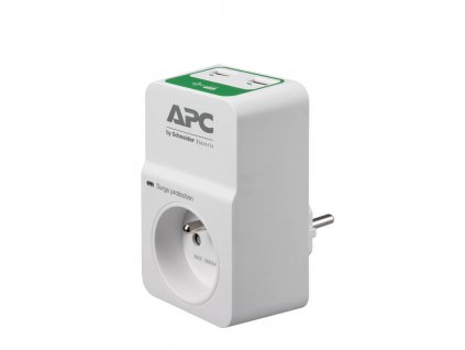 APC Essential SurgeArrest 1 outlets with 5V, 2.4A 2 port USB charger, 230V France PM1WU2-FR