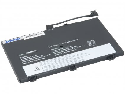 Baterie AVACOM pro Lenovo ThinkPad S3 Yoga 14 Series Li-Pol 14,8V 3785mAh 56Wh NOLE-YS3-72P Avacom