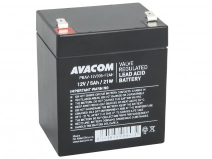 AVACOM baterie 12V 5Ah F2 HighRate (PBAV-12V005-F2AH) Avacom