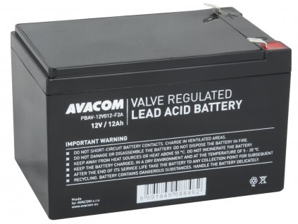 AVACOM baterie 12V 12Ah F2 (PBAV-12V012-F2A) Avacom