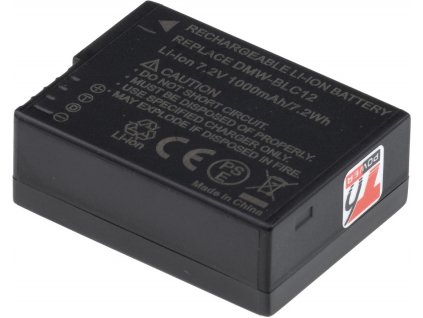 Baterie T6 power Panasonic DMW-BLC12E, BP-DC12, 1000mAh, 7,2Wh, černá DCPA0022