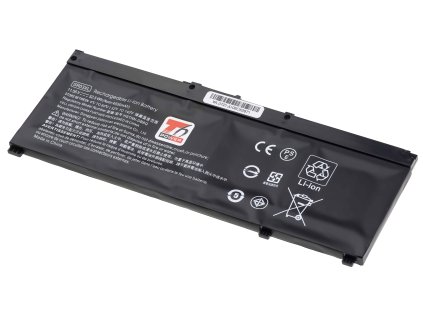 Baterie T6 Power HP Pavilion Gaming 15-cx0000, 17-cd0000, 4550mAh, 52,5Wh, 3cell, Li-pol NBHP0178 T6 power