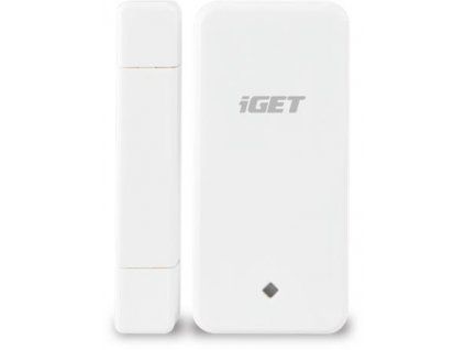 iGET SECURITY M3P4 - Bezdrátový magnetický senzor pro dveře/okna k alarmu M3/M4, detekce při otevření (oddálení magnetu) 75020404