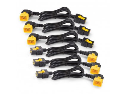 Power Cord Kit (6 ea),Locking,C13toC14 (90Dg),0.6m AP8702R-WW APC