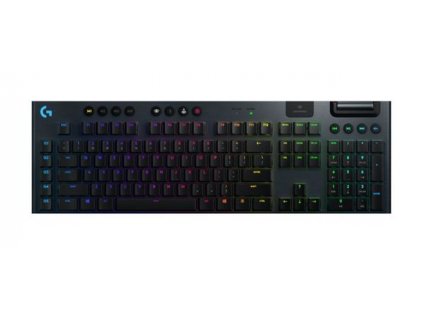 Logitech® G915 LIGHTSPEED Wireless RGB Mechanical Gaming Keyboard - GL Tactile - CARBON - US INT'L - 2.4GHZ/BT 920-008910