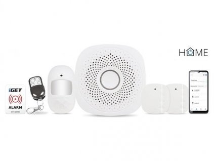 iGET HOME Alarm X1 - Inteligentní bezdrátový systém pro zabezpečení budov, ovládání pomocí Wi-Fi 75020107