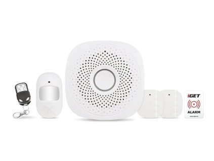 iGET HOME Alarm X1 - Inteligentní bezdrátový systém pro zabezpečení budov, ovládání pomocí Wi-Fi 75020107