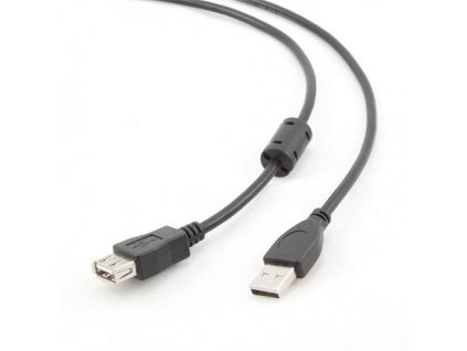 Kabel USB A-A 1,8m 2.0 prodl. HQ s ferrit. jádrem CCF-USB2-AMAF-6 Gembird