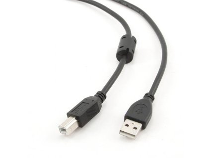 Kabel USB A-B 4,5m 2.0 HQ s ferritovým jádrem CCF-USB2-AMBM-15 Gembird