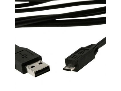 Kabel USB A-B micro, 1m, 2.0, černý, high quality CCP-mUSB2-AMBM-1M Gembird
