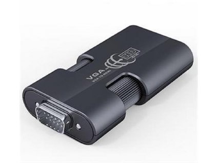 PremiumCord převodník VGA + audio na HDMI khcon-23