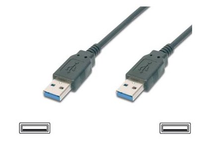 PremiumCord Kabel USB 3.0, A-A, 9pin, 3m ku3aa3bk