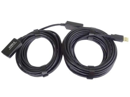 PremiumCord USB 2.0 repeater a prodlužovací kabel A/M-A/F 10m KU2REP10