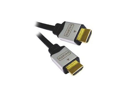 PremiumCord kabel HDMI M/M, zlac.a kovové HQ, 3m kphdmg3