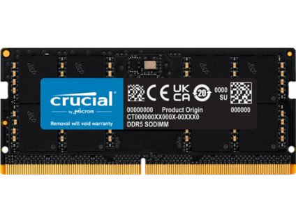 Crucial/SO-DIMM DDR5/32GB/4800MHz/CL40/1x32GB CT32G48C40S5