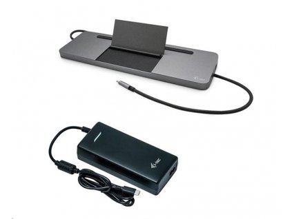 i-tec USB-C Metal Ergonomic 4K 3x Display Docking Station with Power Delivery 85W + i-tec Universal C31FLATPRO112W I-Tec