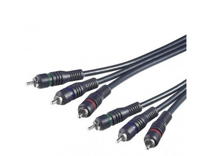 PremiumCord Kabel 3x CINCH-3x CINCH M/M 2m HQ kjackcmm3hq-2