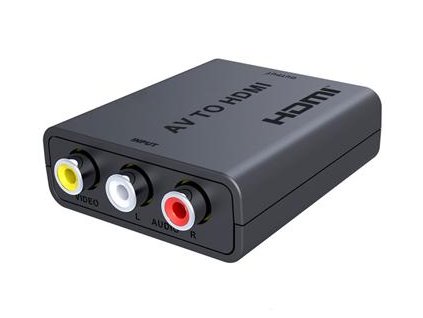 PremiumCord převodník AV kompozitního signálu a stereo zvuku na HDMI 1080P khcon-47