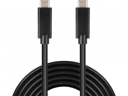 PremiumCord USB-C kabel ( USB 3.1 gen 2, 3A, 10Gbit/s ) černý, 2m ku31cg2bk