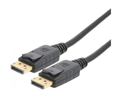 PremiumCord DisplayPort 2.0 přípojný kabel M/M, zlacené konektory, 0,5m kport9-005