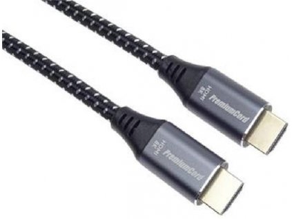PremiumCord ULTRA HDMI 2.1 High Speed + Ethernet kabel 8K@60Hz,zlacené 2m kphdm21s2