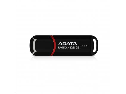ADATA Flash disk 128GB UV150, USB 3.1 disk Dash Drive (R:90/W:20 MB/s) čierny AUV150-256G-RBK