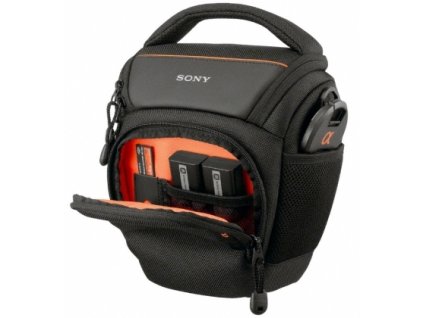 SONY LCS-AMB - Měkké pouzdro chrání fotoaparát i nasazený objektiv se standardním zoomem LCSAMB.SYH Sony