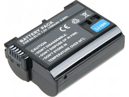 Baterie T6 power Nikon EN-EL15, 1400mAh, černá DCNI0016