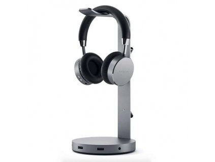 Satechi stojan na slúchadlá USB Headphone Stand - Space Grey Aluminium ST-UCHSHM