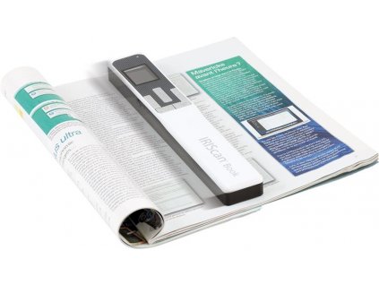 IRIScan Book 5 White skener, A4, přenosný,barevný, 1200 dpi , s baterií, USB, micro SD, 1,5" display, bílý 458739 Connect IT