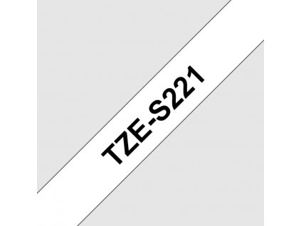 TZE-S221, bílá/černá, 9mm TZES221 Brother