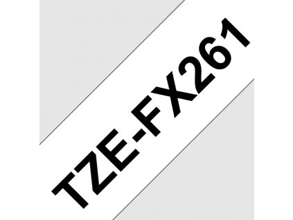 TZE-FX261, bílá / černá, 36mm TZEFX261 Brother