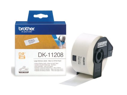 DK-11208 (papírové / široké adresy - 400 ks) DK11208 Brother