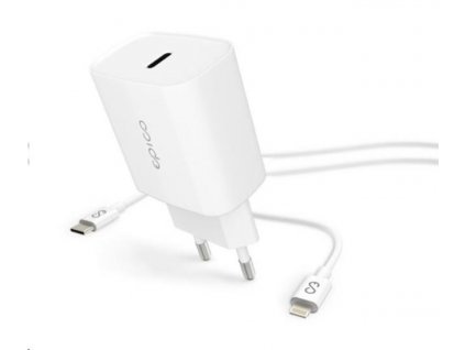 EPICO síťová nabíječka, PD 20W, USB-C - lightning kabel - bílá 8596049152555 NoName