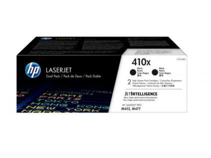 HP 410X tisková kazeta černá velká,CF410XD -2 pack