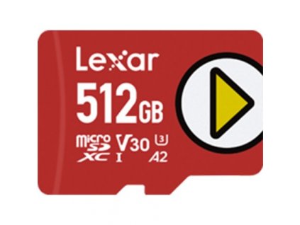 512GB Lexar® PLAY microSDXC™ UHS-I cards, up to 150MB/s read LMSPLAY512G-BNNNG