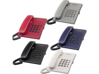 Panasonic KX-TS500FXW - jednolinkový telefon, bílý